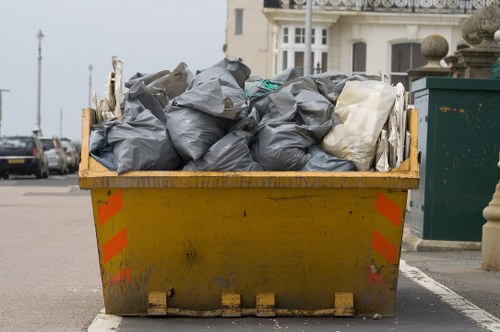 South Kensington area map highlighting waste removal service locations