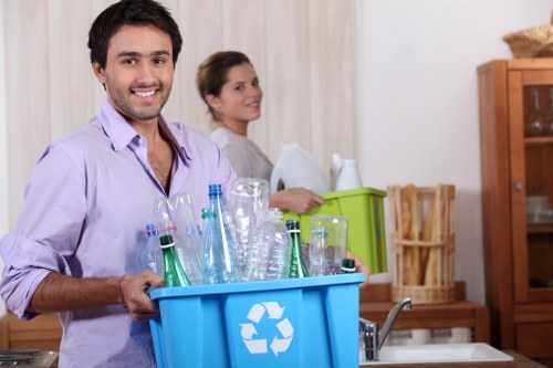 Customer service representative assisting with office clearance